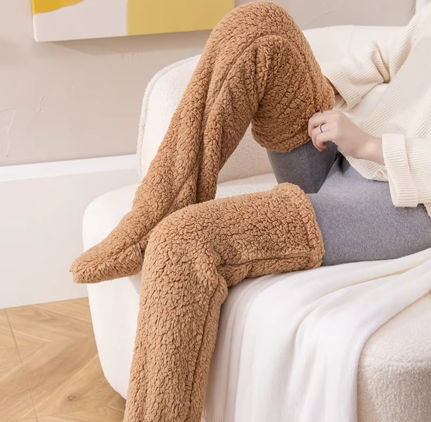 Pluizige pluche sokken🧦