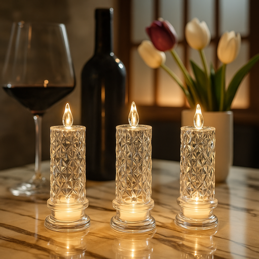 Zycon® LumiLight Elegant Vlamloos Kaarslicht dat Elke Kamer Transformeert