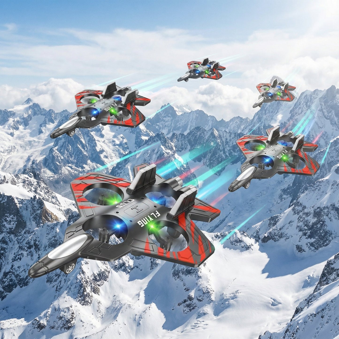 AIR FIGHTER - Op afstand bestuurbare vliegtuig van piepschuim