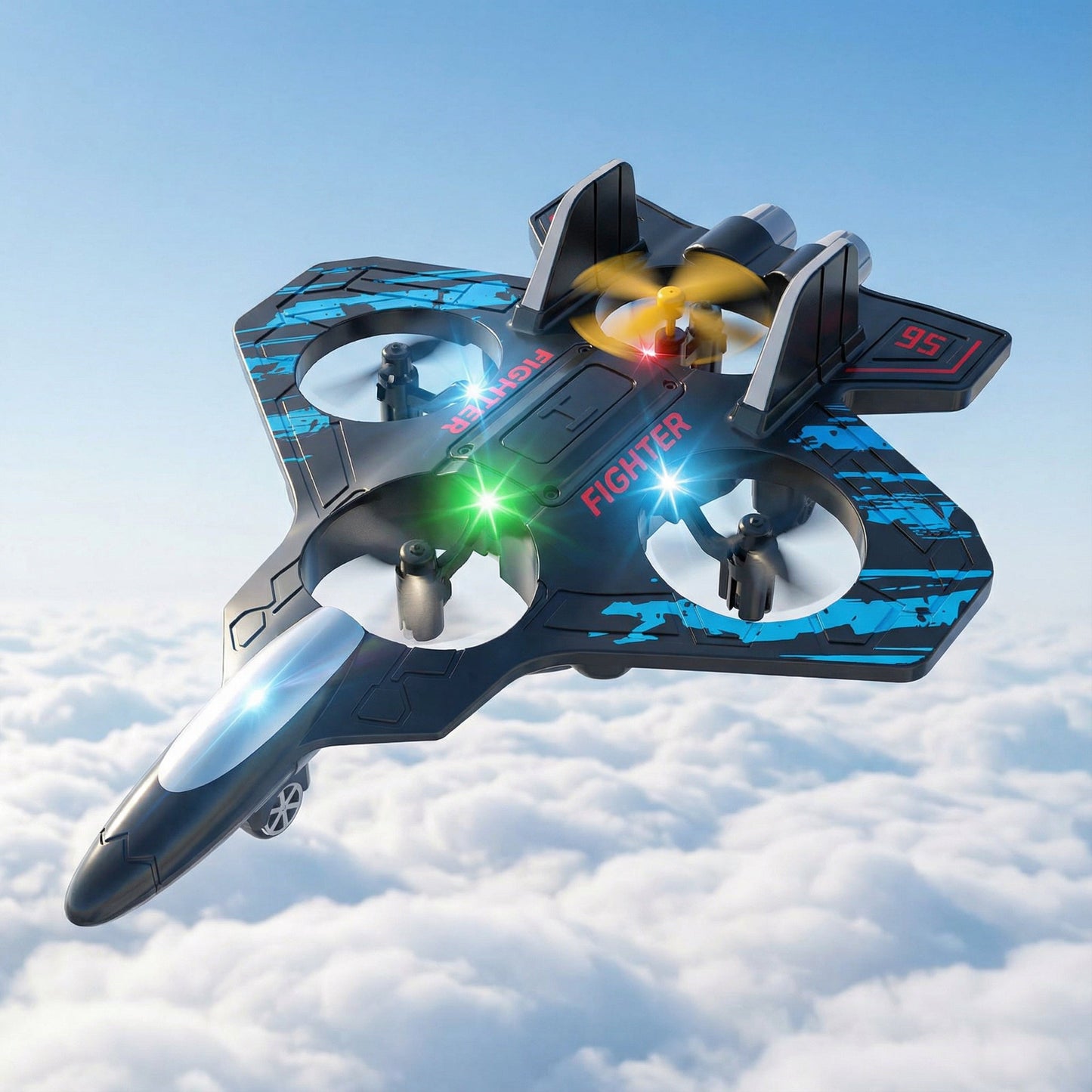 AIR FIGHTER - Op afstand bestuurbare vliegtuig van piepschuim