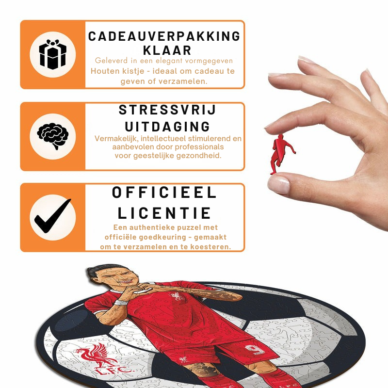 Darwin Nuñez - Houten puzzel