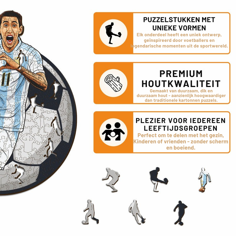 Ángel Di María - Houten puzzel