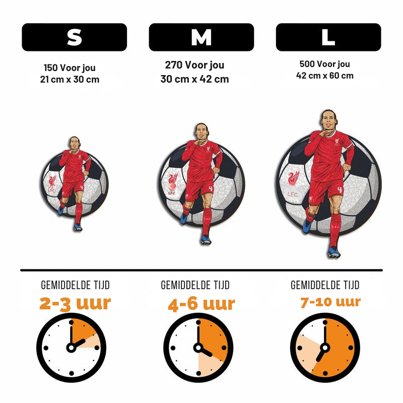 Virgil van Dijk - Holzpuzzle