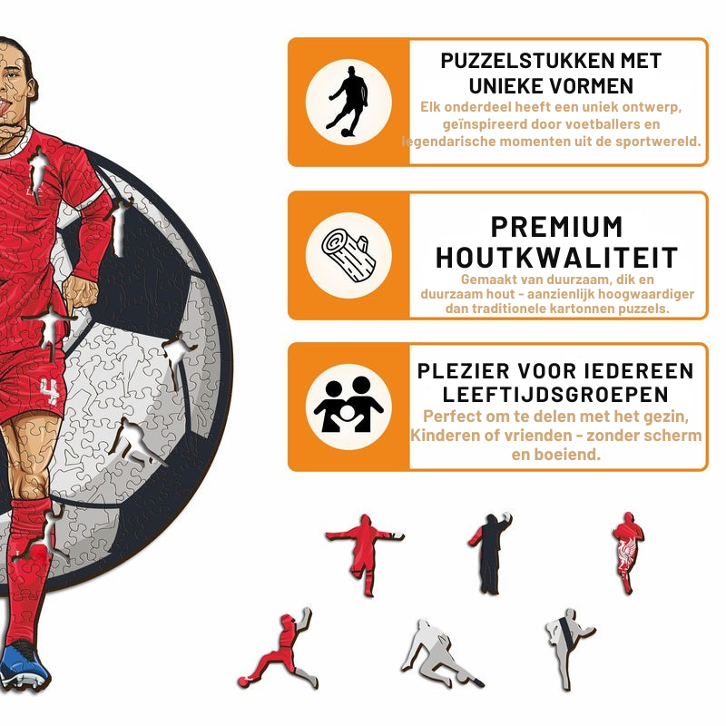 Virgil van Dijk - Holzpuzzle