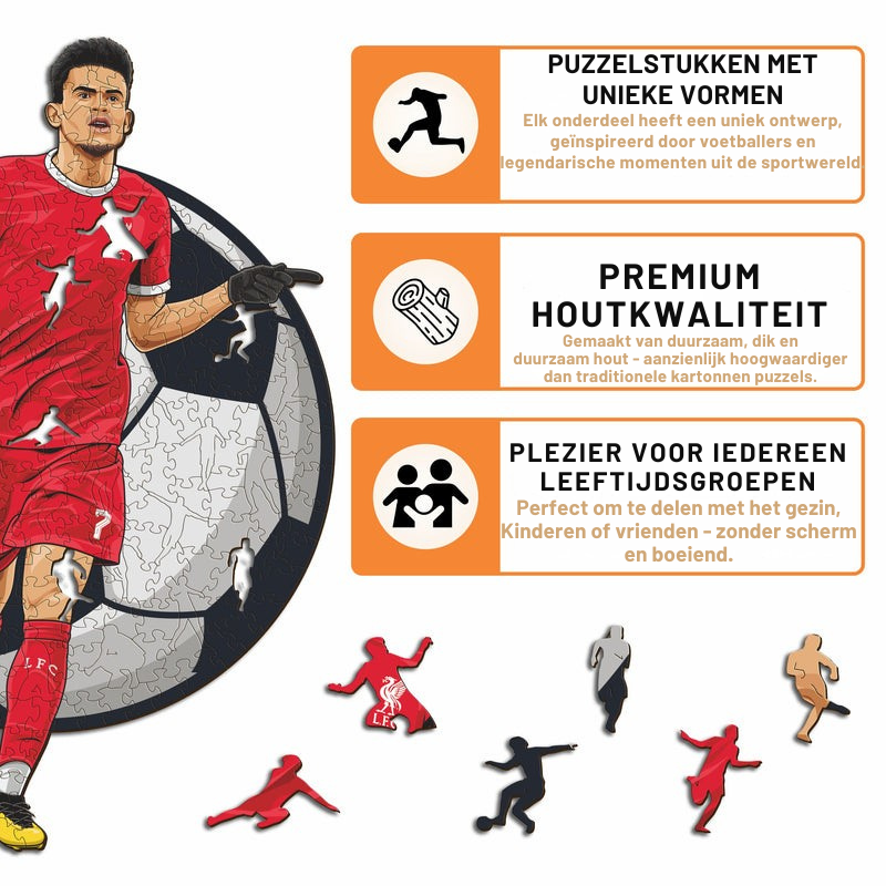 Luis Díaz - Houten puzzel