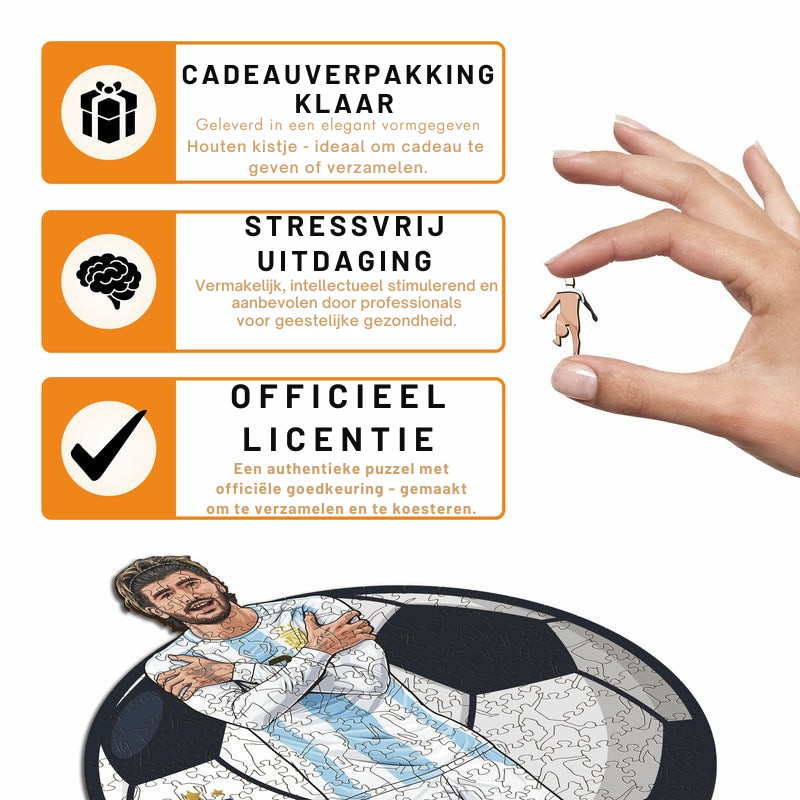 Rodrigo de Paul - Houten puzzel