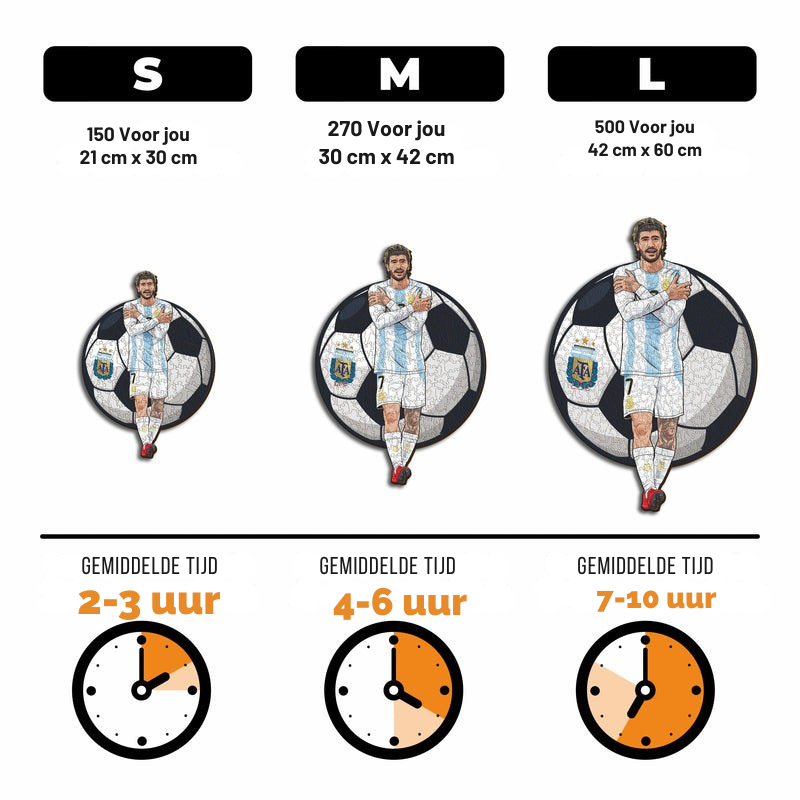 Rodrigo de Paul - Houten puzzel