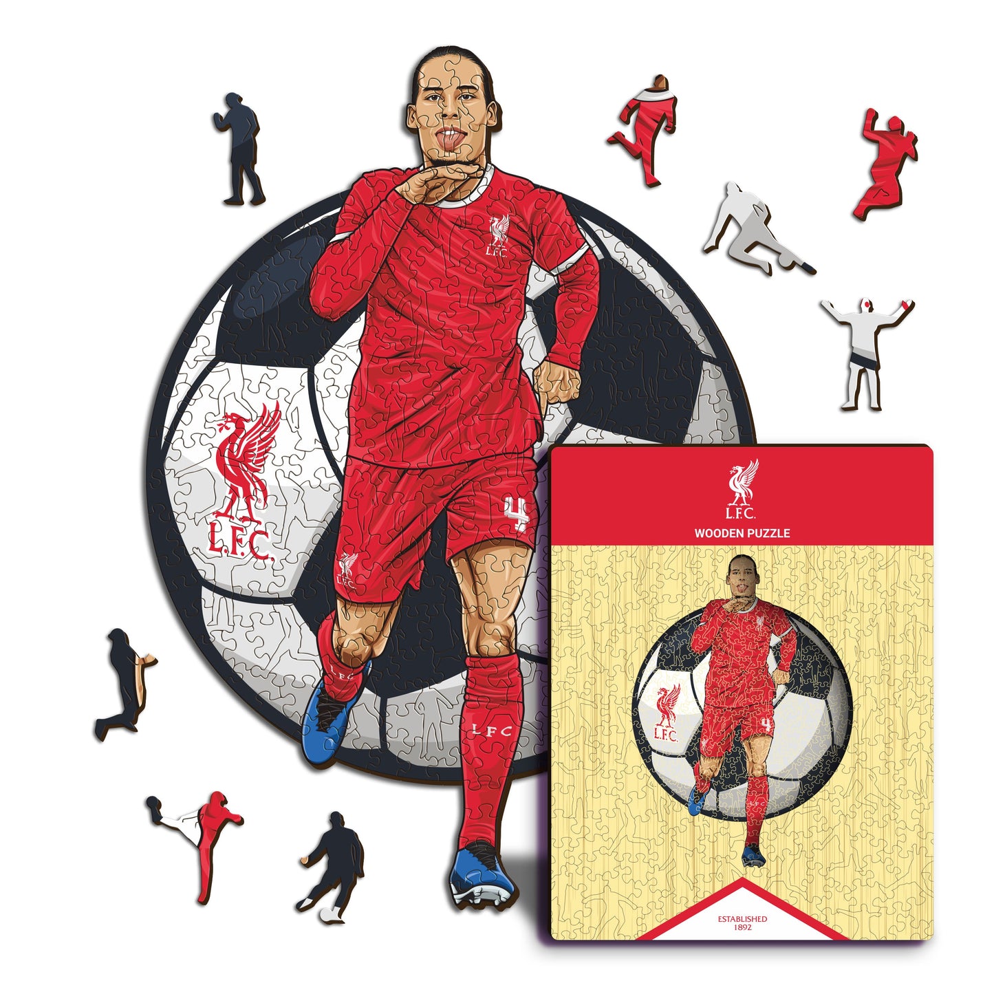 Virgil van Dijk - Holzpuzzle