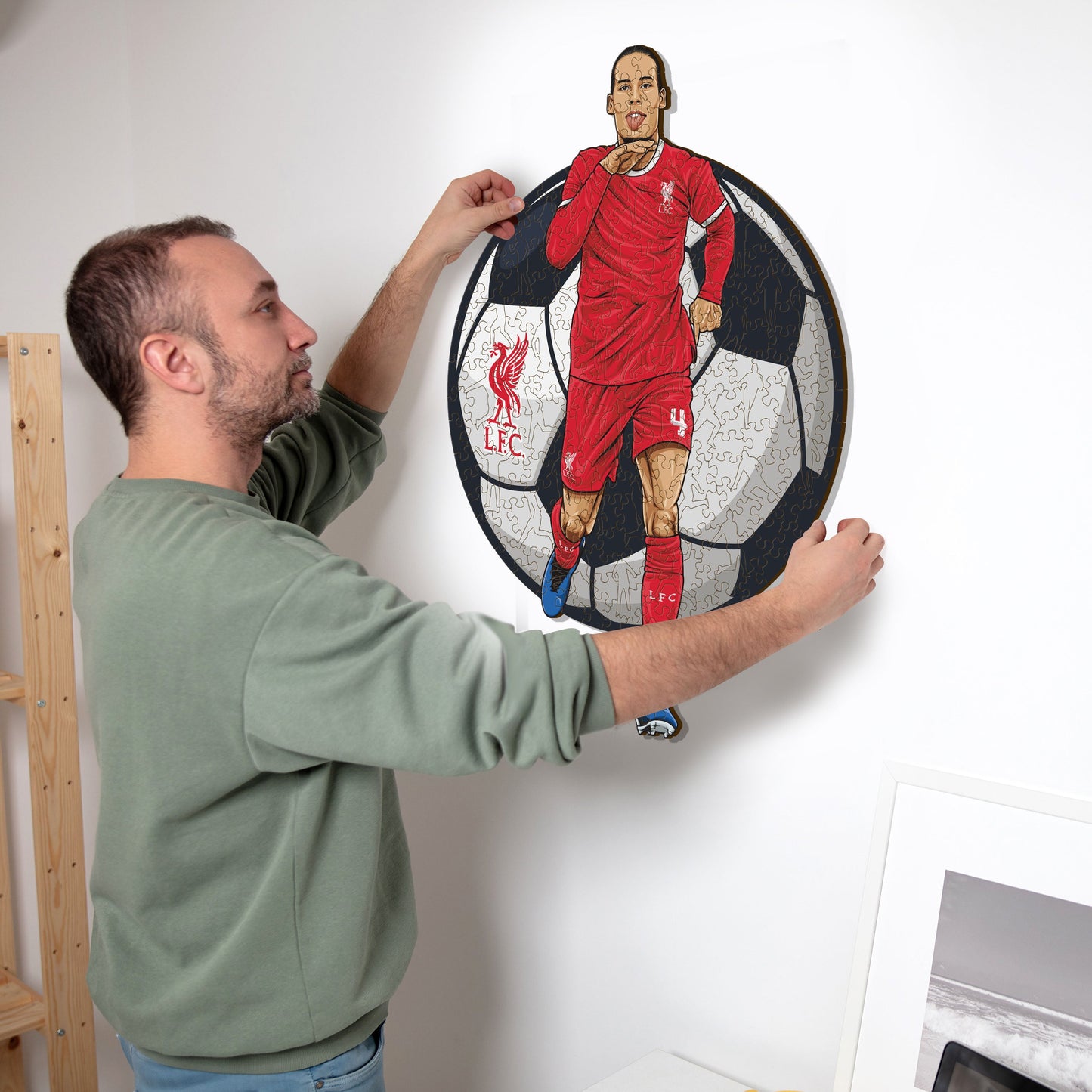 Virgil van Dijk - Holzpuzzle