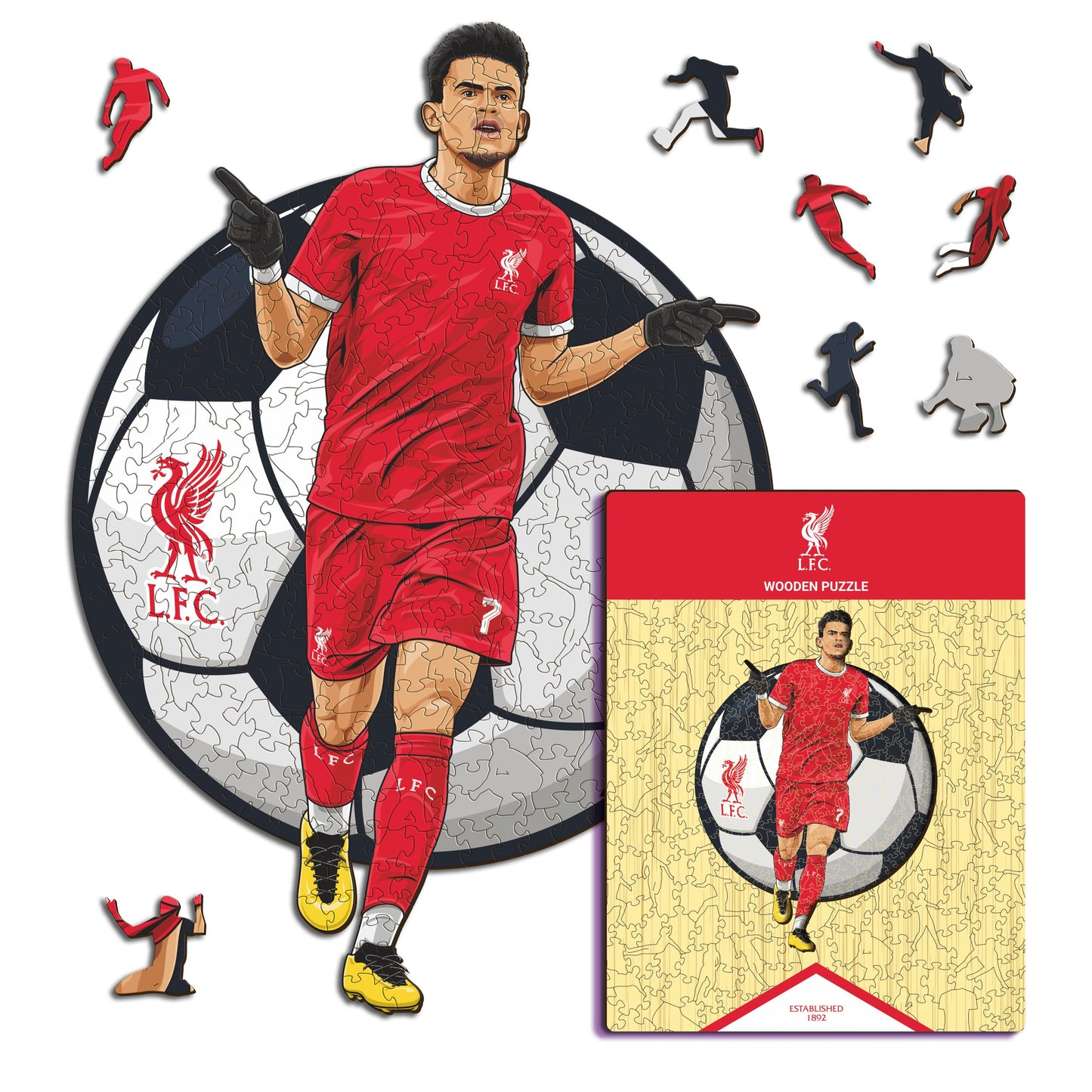 Luis Díaz - Houten puzzel