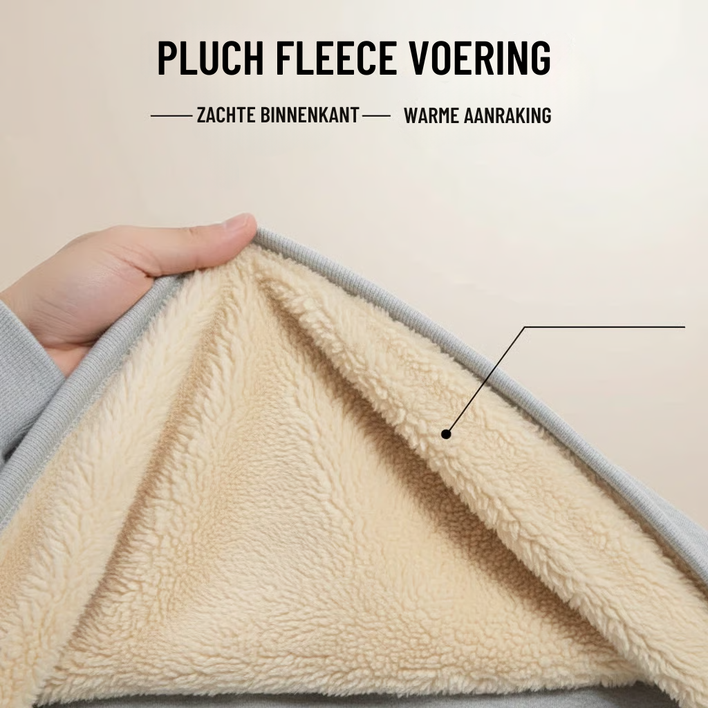 Schattig Highland Cow Hoodie met capuchon en fleecevoering🦬🤎