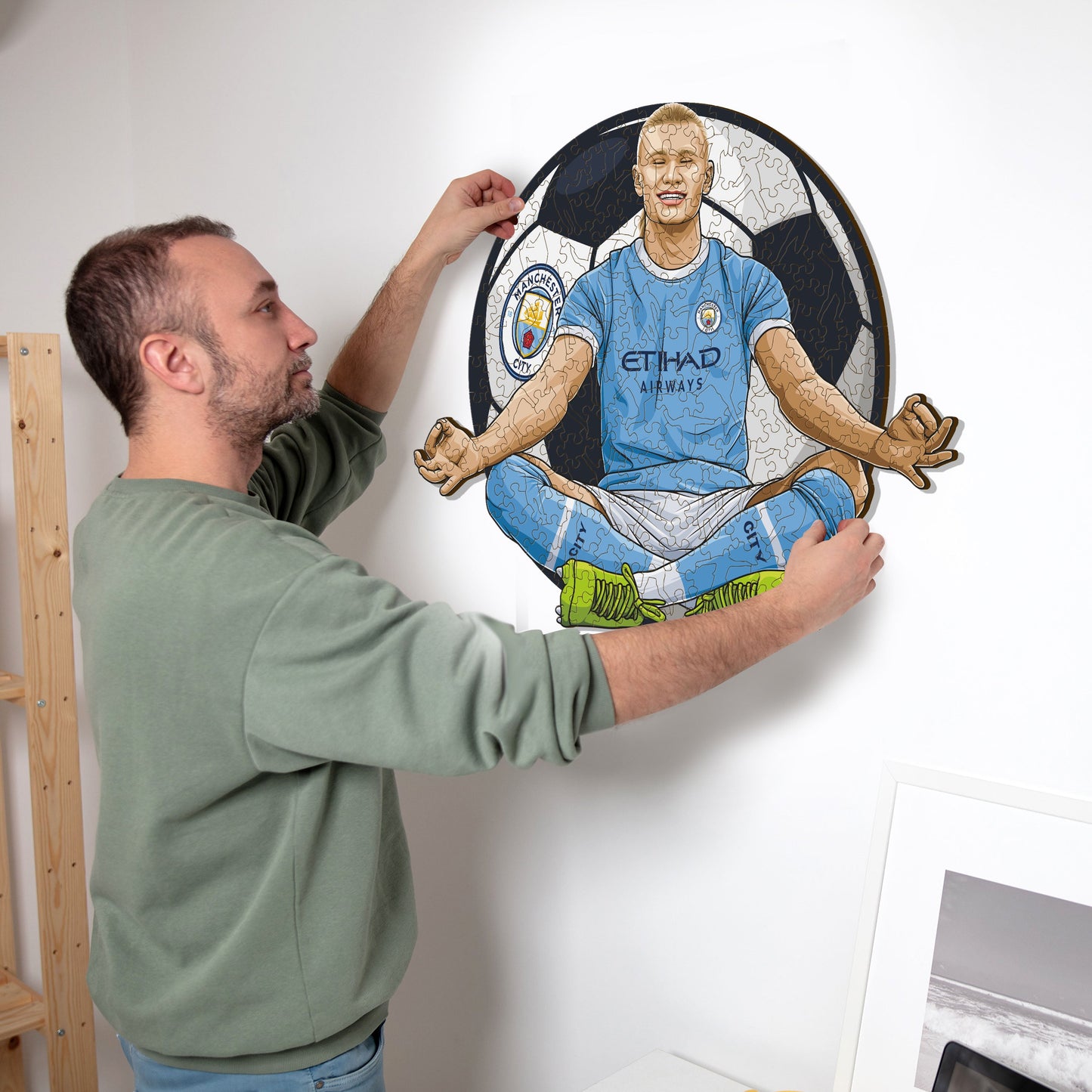 Erling Haaland - Houten puzzel