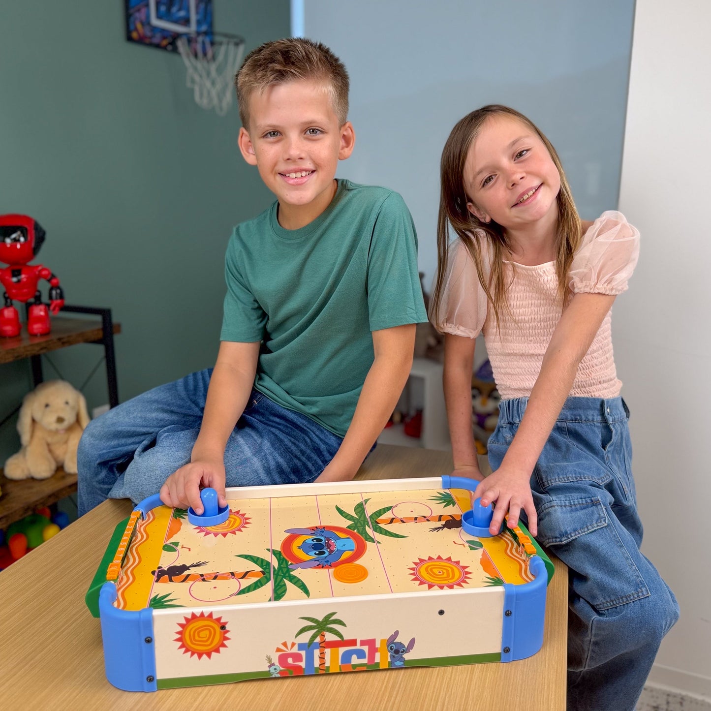 Elektronische tafelmodel airhockeytafels