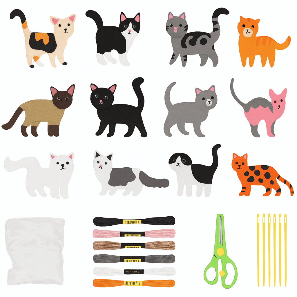 Creatief naaikit voor kinderen