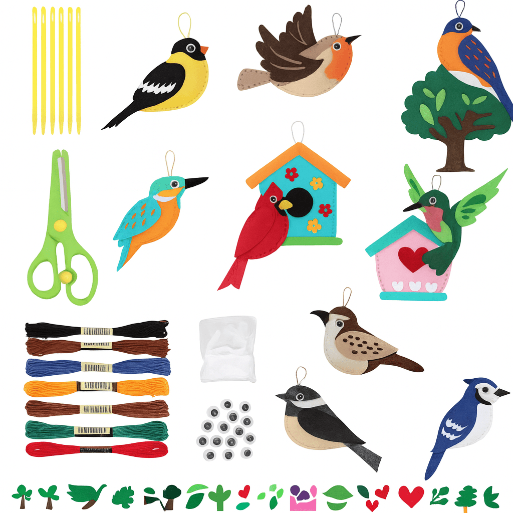 Creatief naaikit voor kinderen