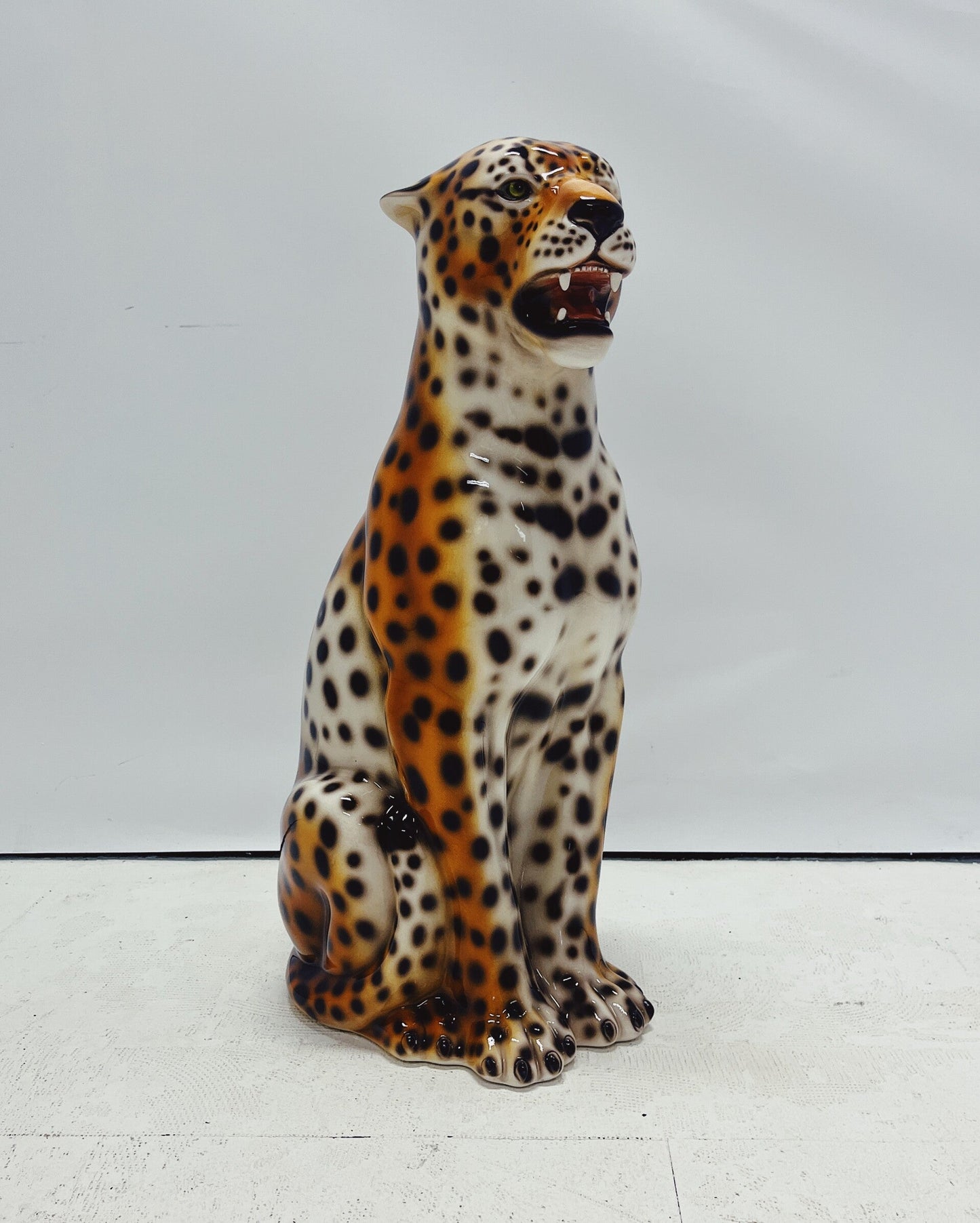 Luipaard Beeld Keramiek