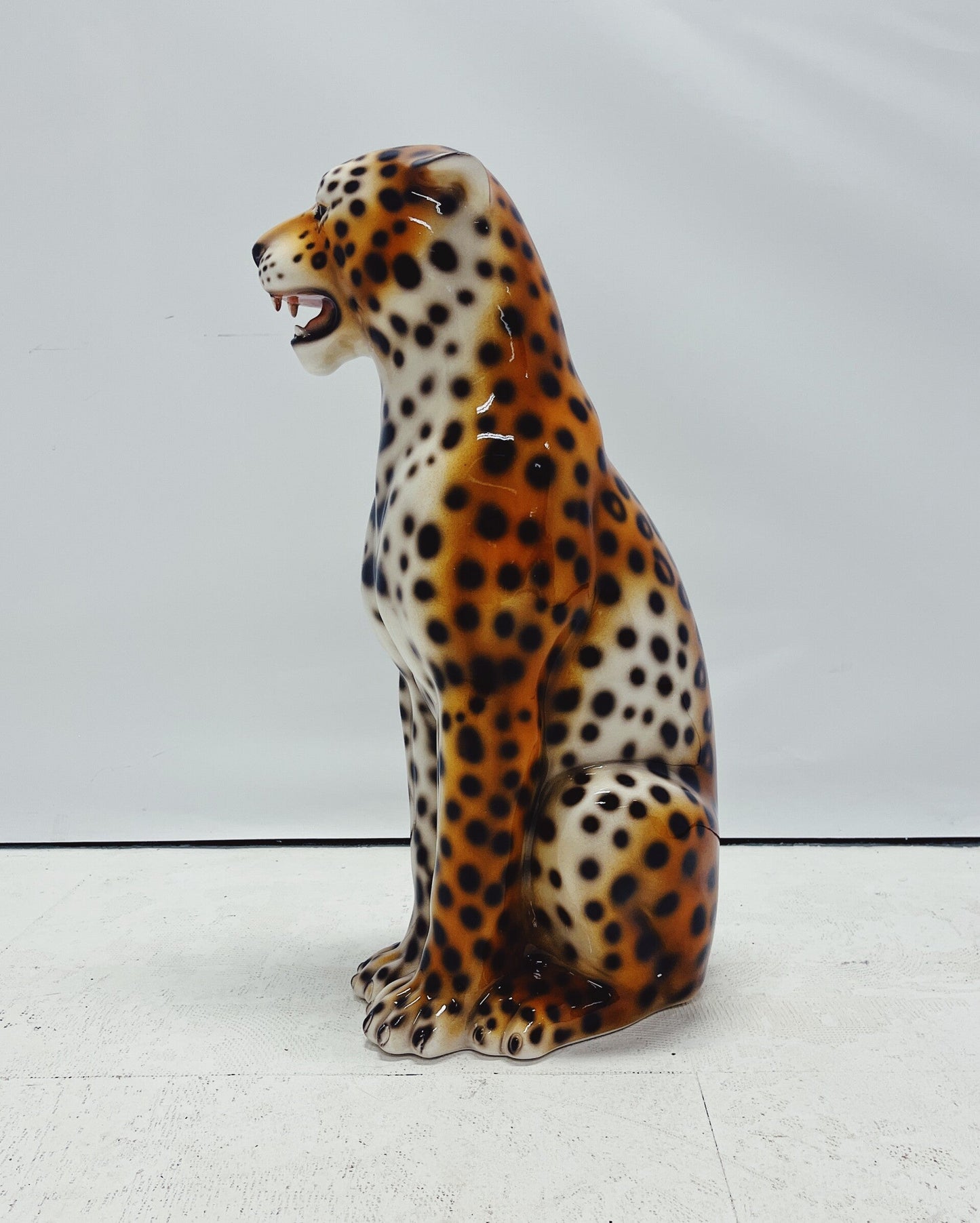 Luipaard Beeld Keramiek