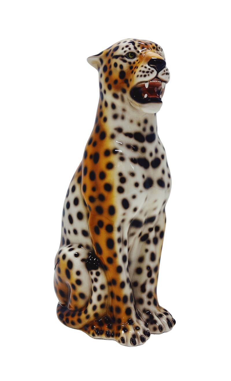 Luipaard Beeld Keramiek
