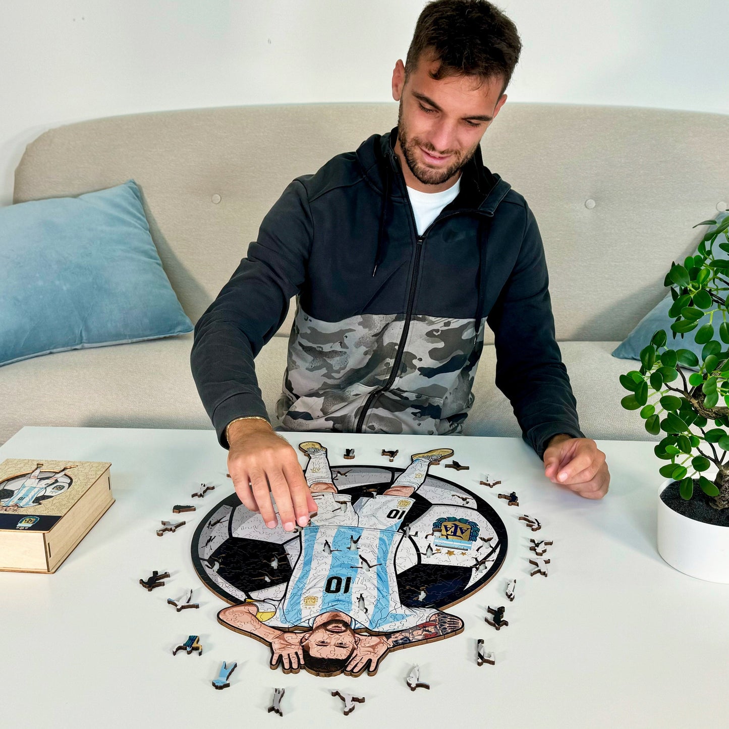 Lionel Messi - Houten puzzel