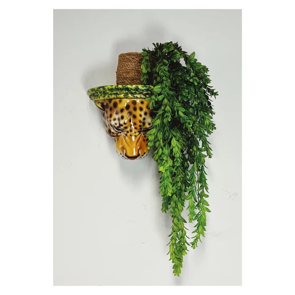 Wandplank Luipaard Keramiek