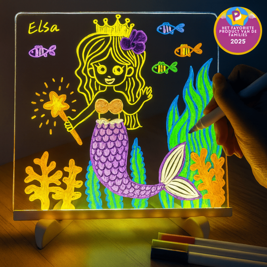 Lichtmagische tekentafel voor kinderen