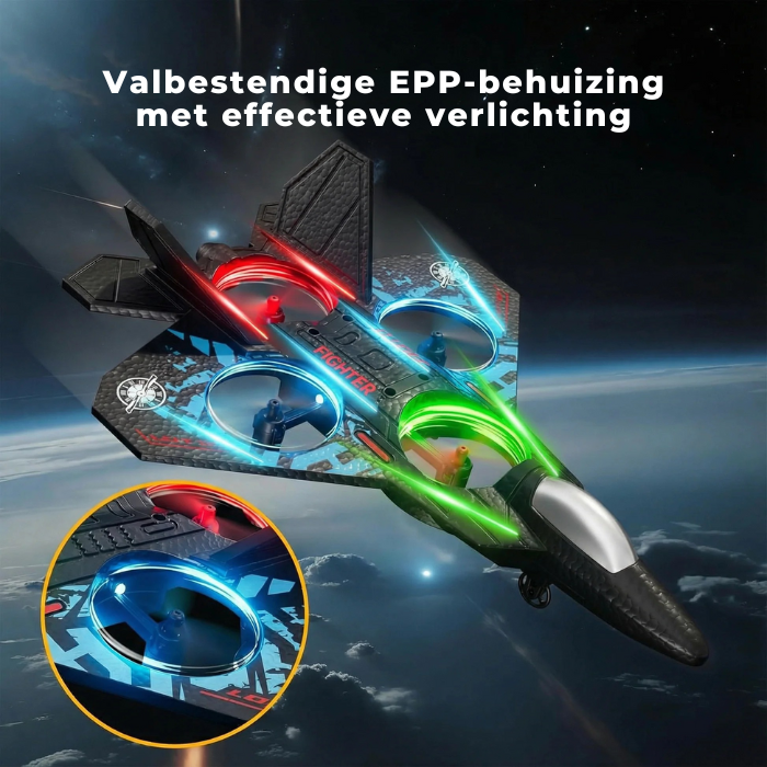 AIR FIGHTER - Op afstand bestuurbare vliegtuig van piepschuim
