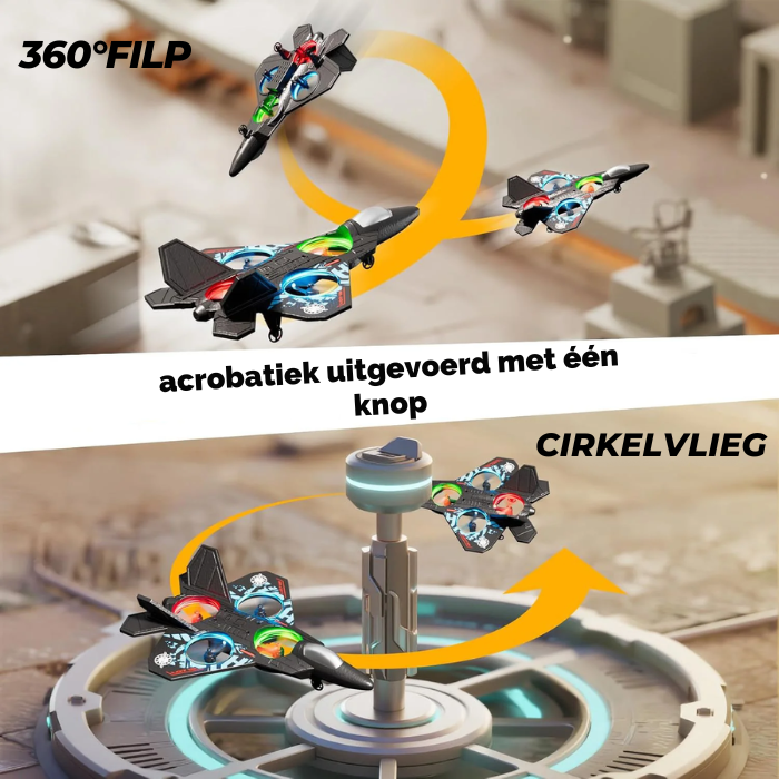 AIR FIGHTER - Op afstand bestuurbare vliegtuig van piepschuim