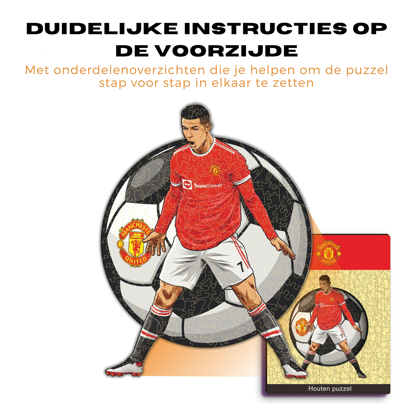 Cristiano Ronaldo - Houten puzzel