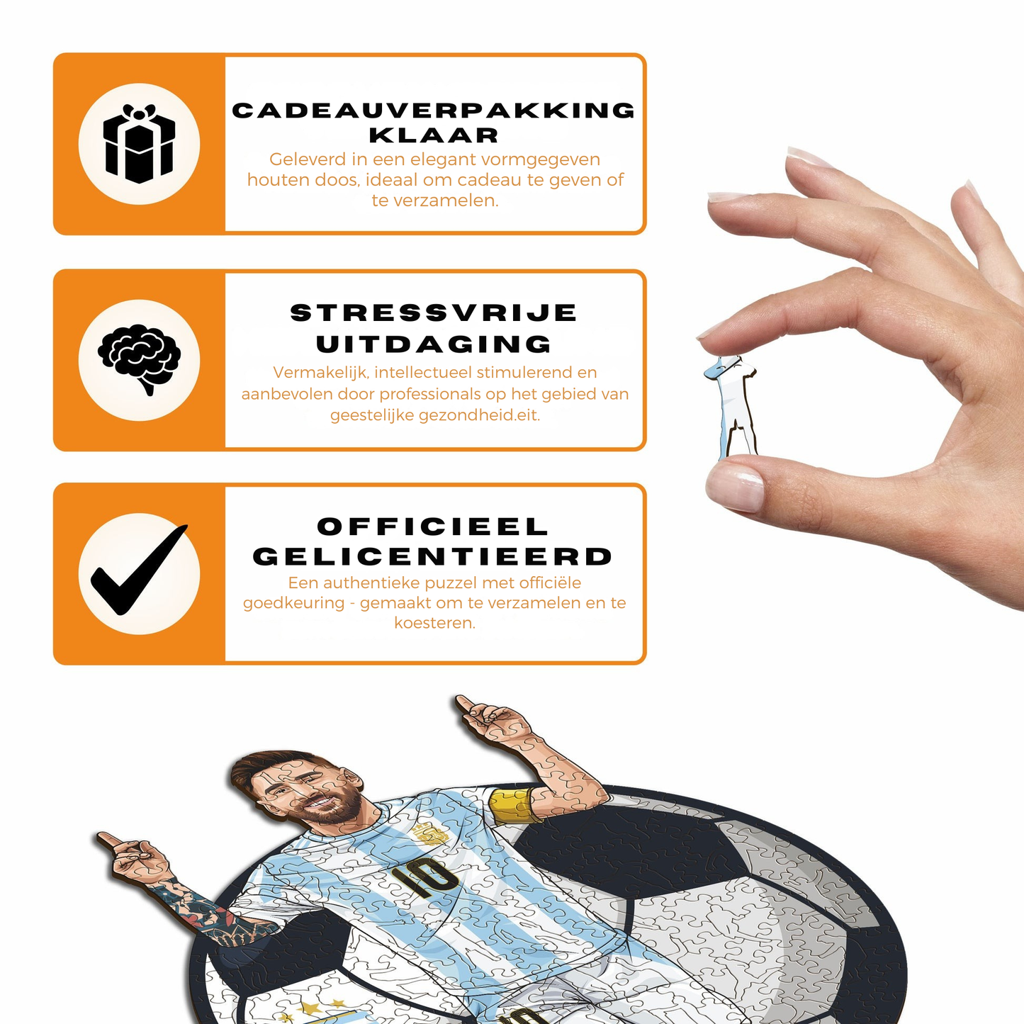 Lionel Messi - Houten puzzel