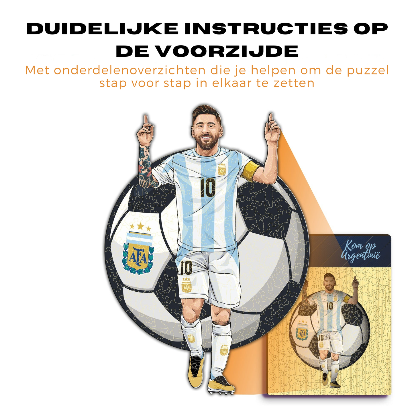 Lionel Messi - Houten puzzel