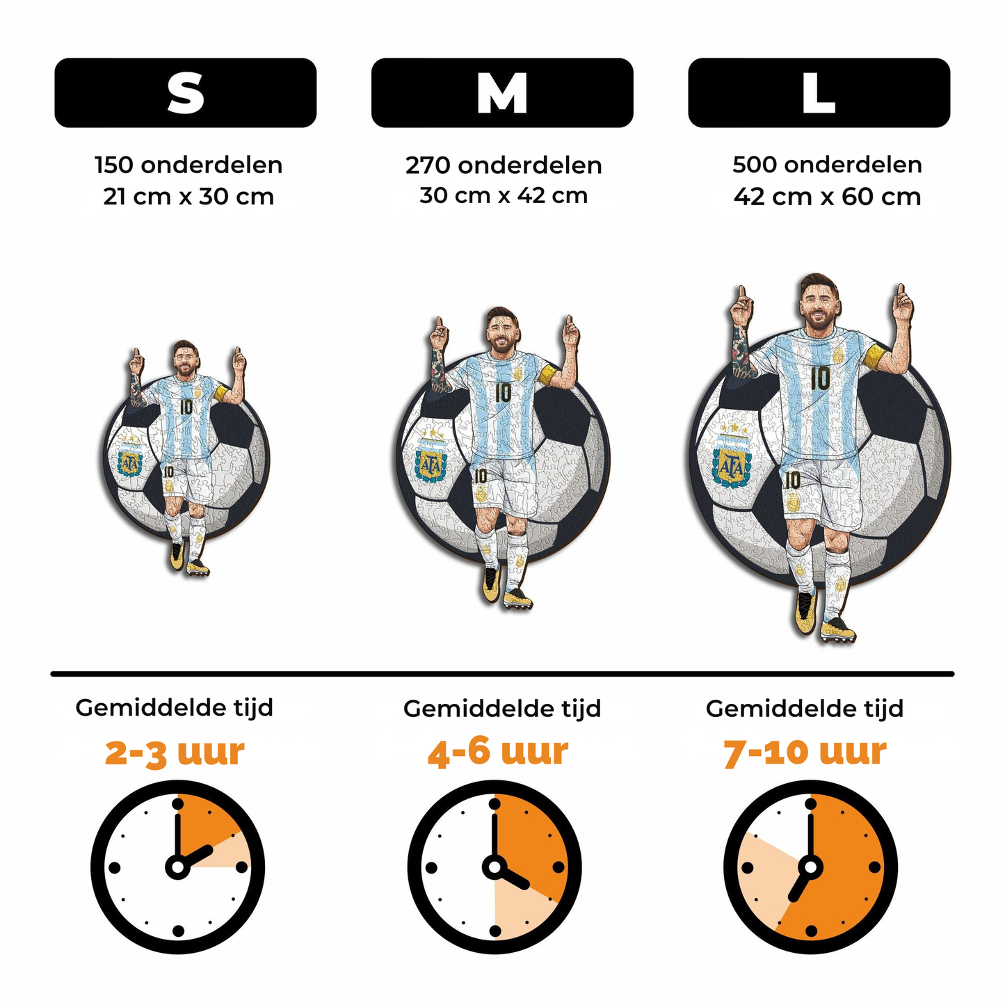 Lionel Messi - Houten puzzel