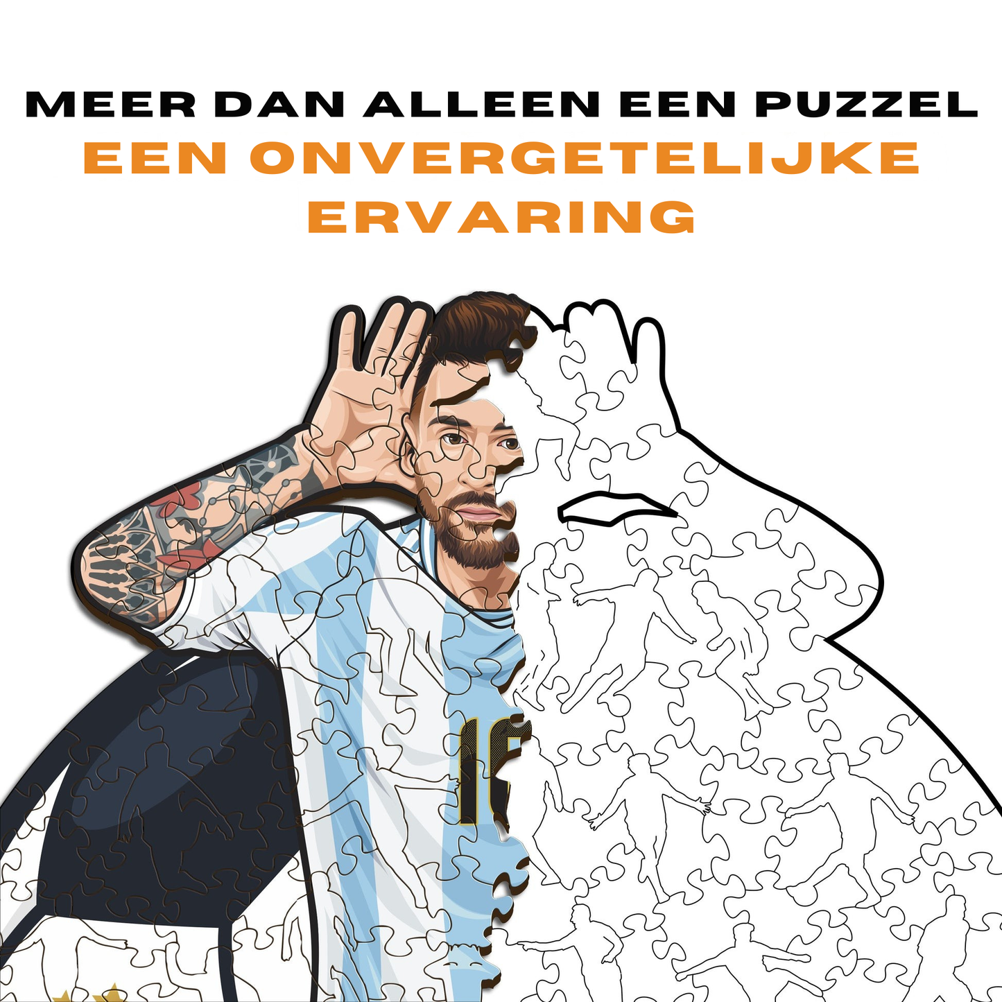 Lionel Messi - Houten puzzel