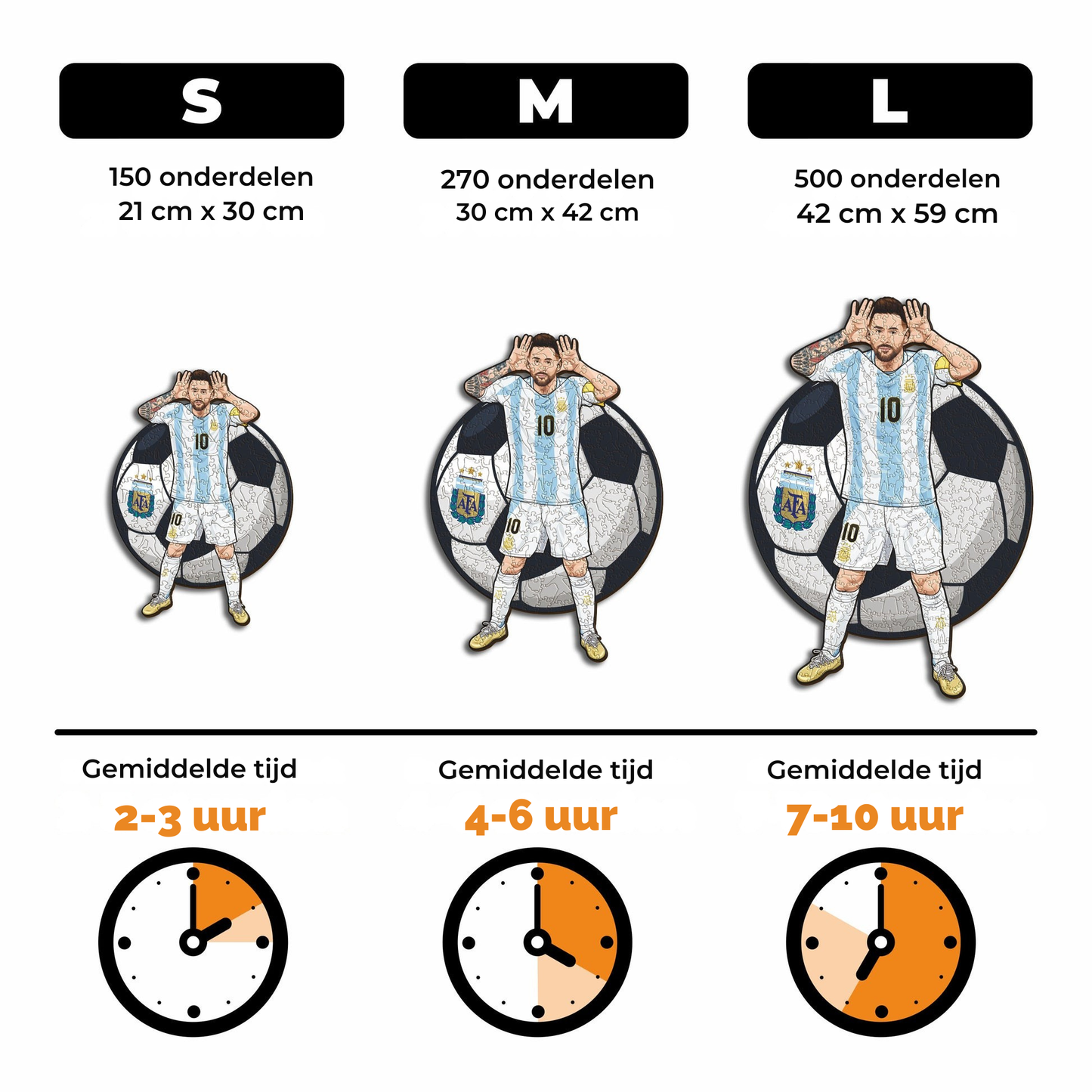 Lionel Messi - Houten puzzel