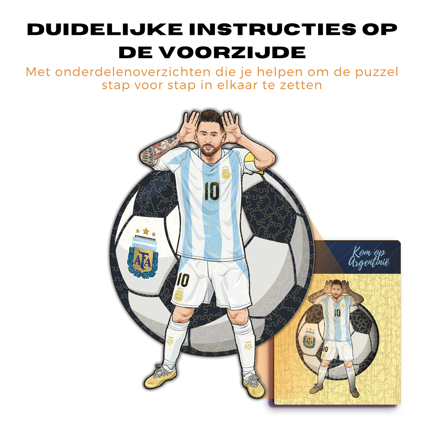 Lionel Messi - Houten puzzel