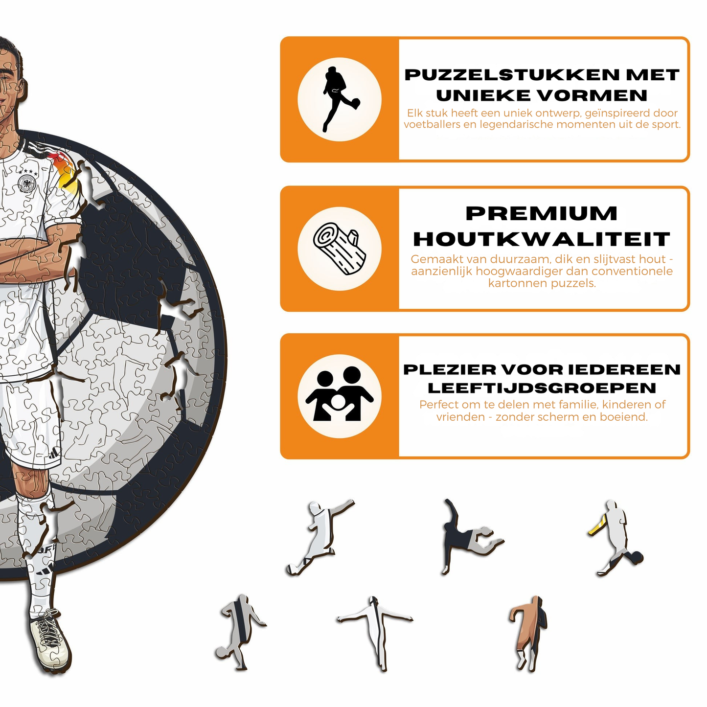 Jamal Musiala - Houten puzzel