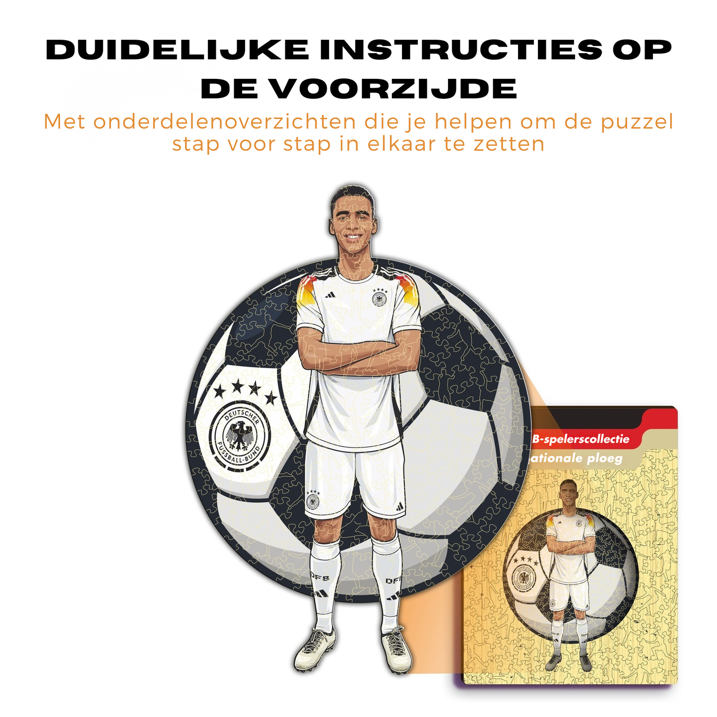 Jamal Musiala - Houten puzzel