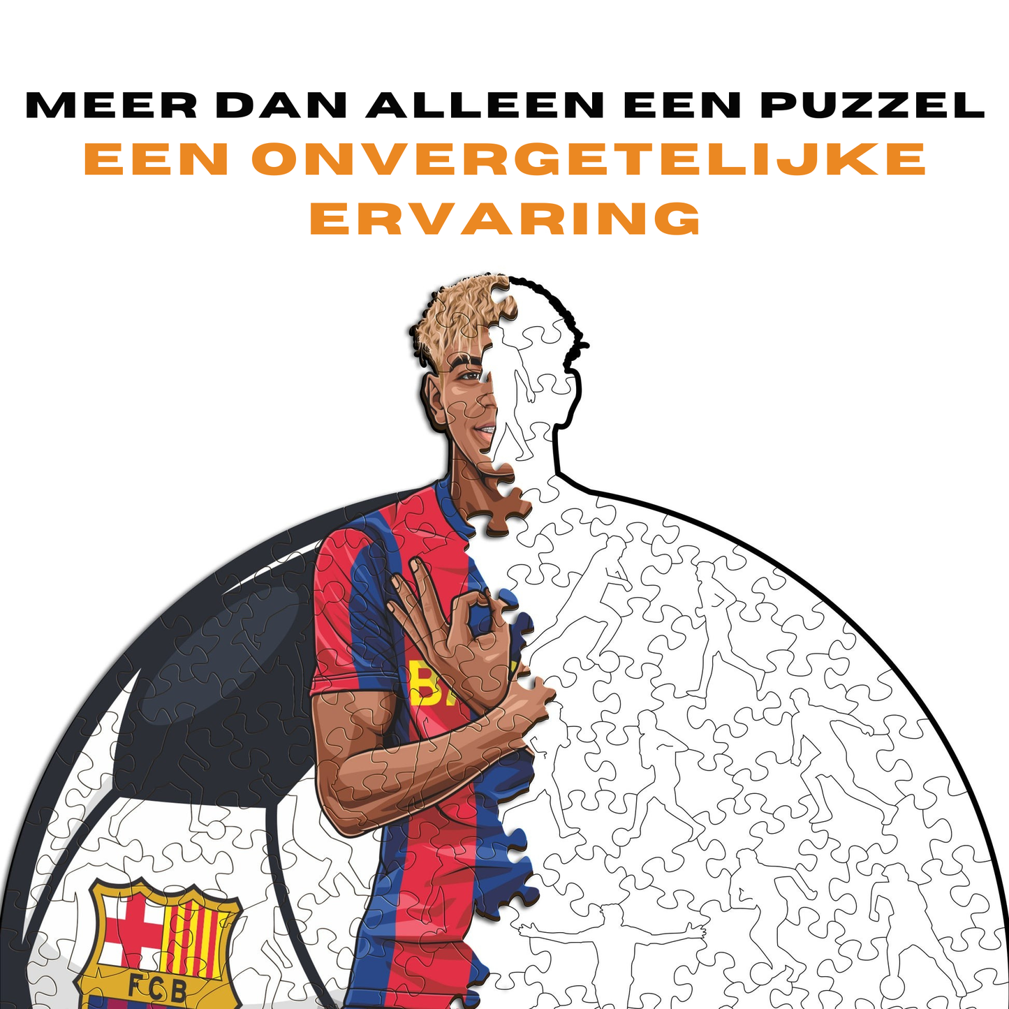 Lamine Yamal - Houten puzzel