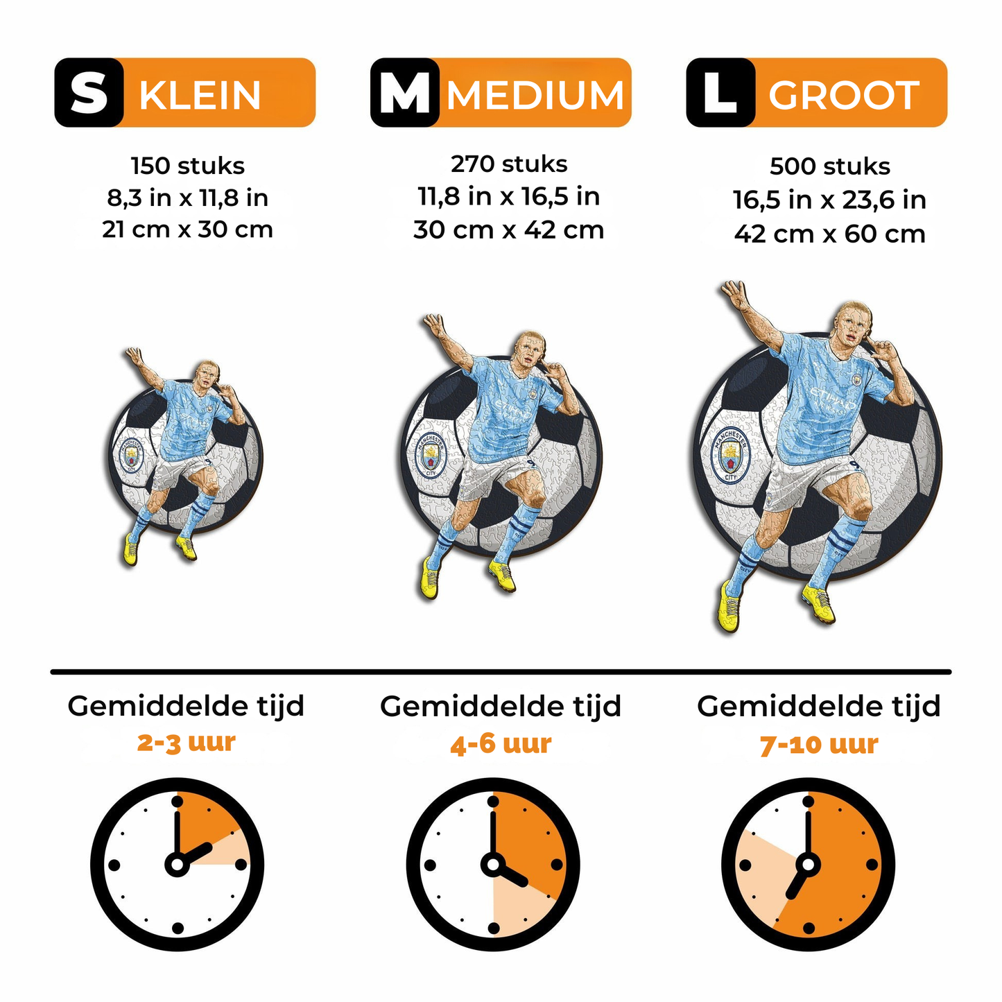Erling Haaland - Houten puzzel