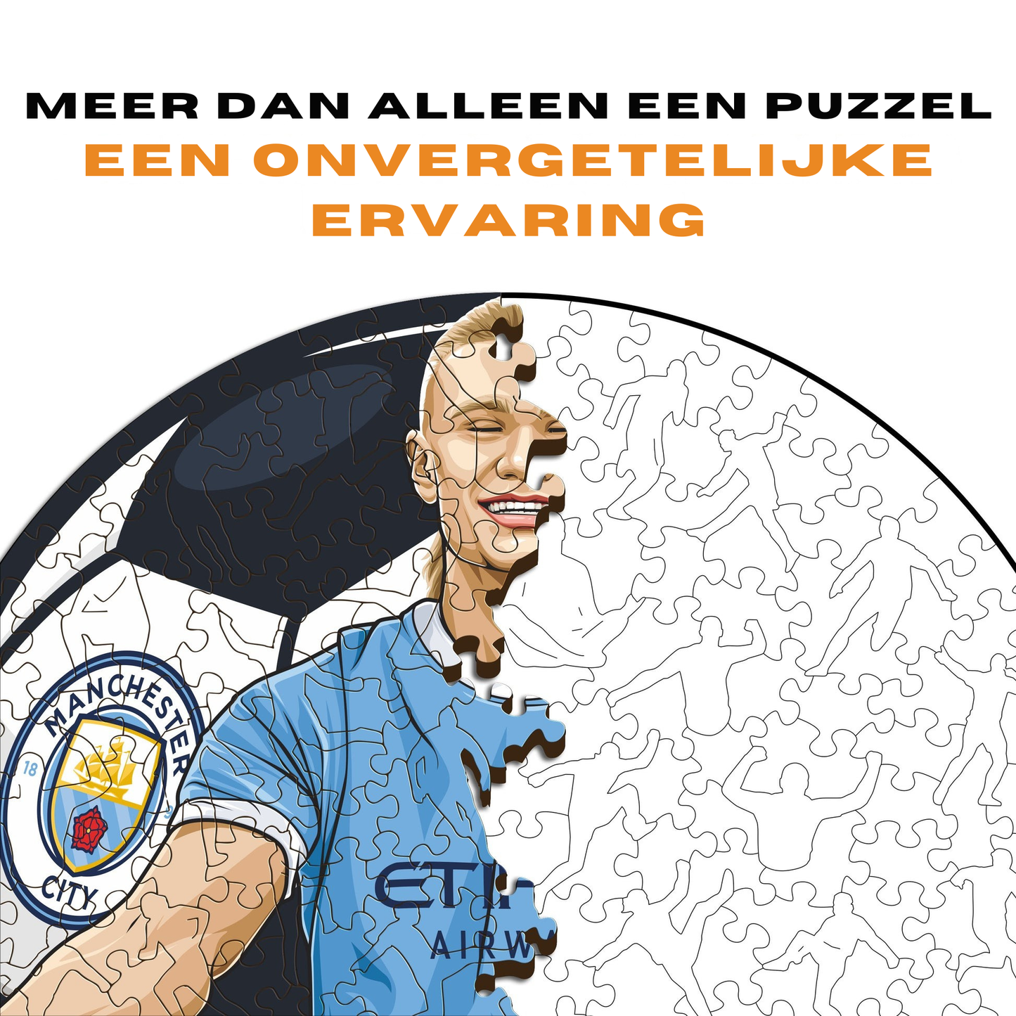 Erling Haaland - Houten puzzel