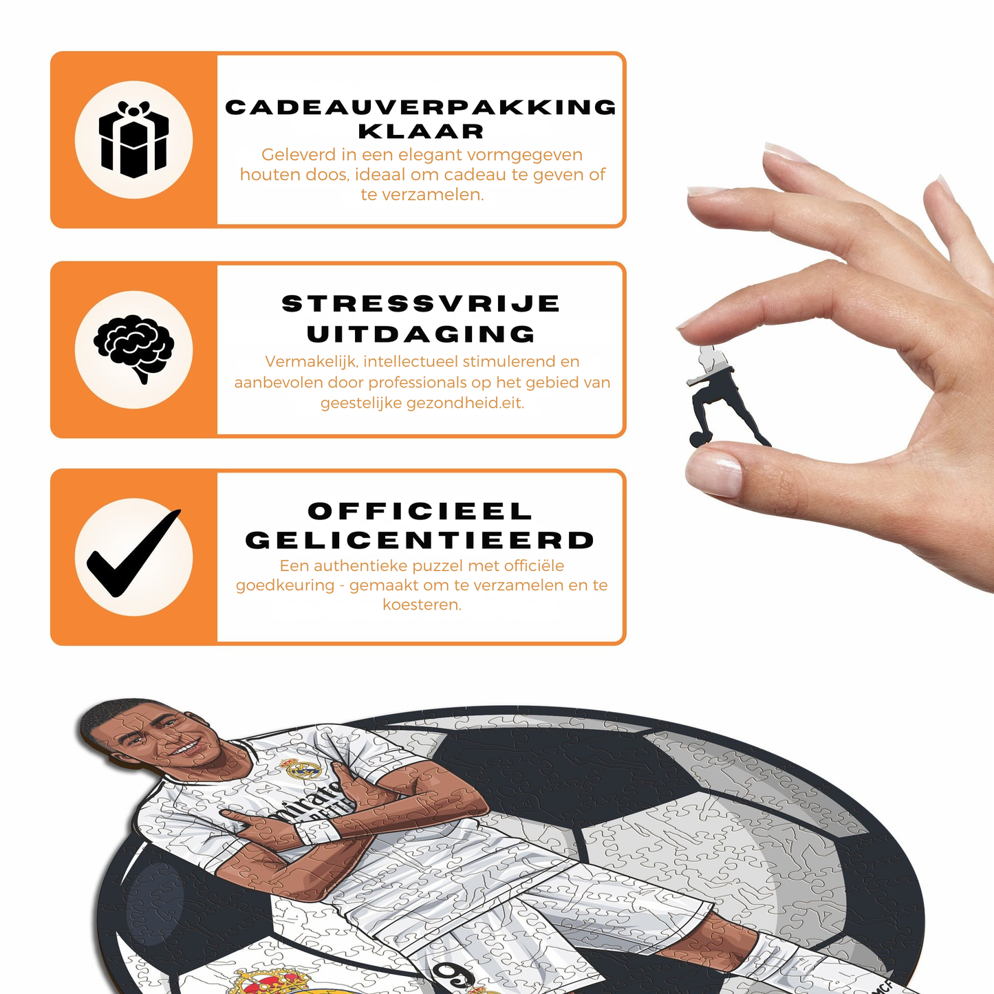 Kylian Mbappé - Houten puzzel