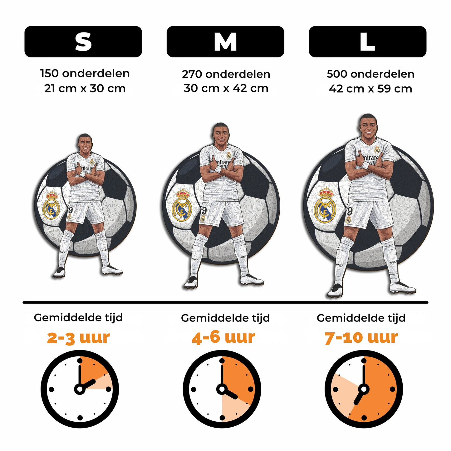 Kylian Mbappé - Houten puzzel