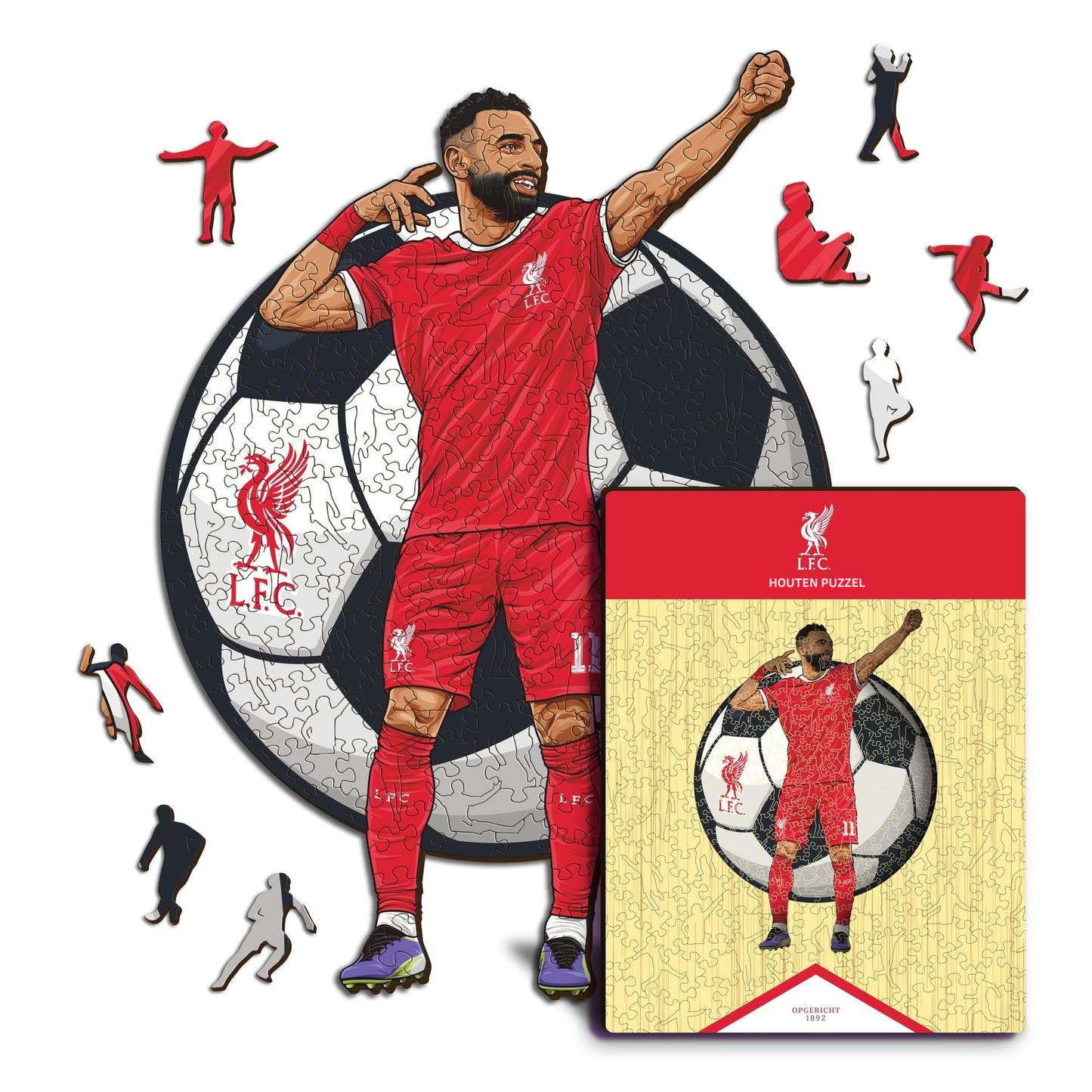 Mohamed Salah - Houten puzzel