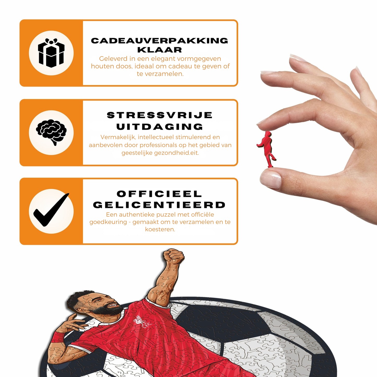 Mohamed Salah - Houten puzzel