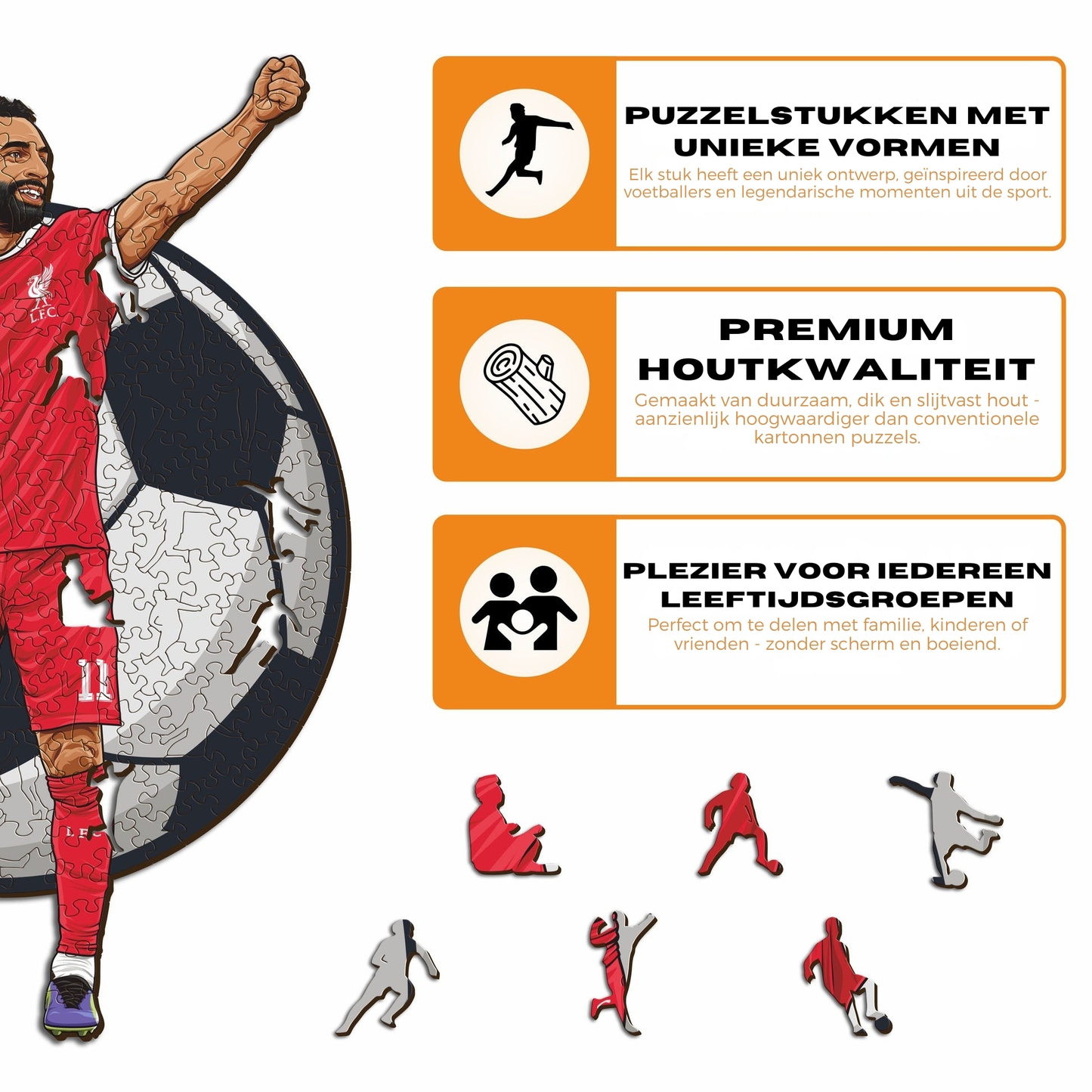 Mohamed Salah - Houten puzzel