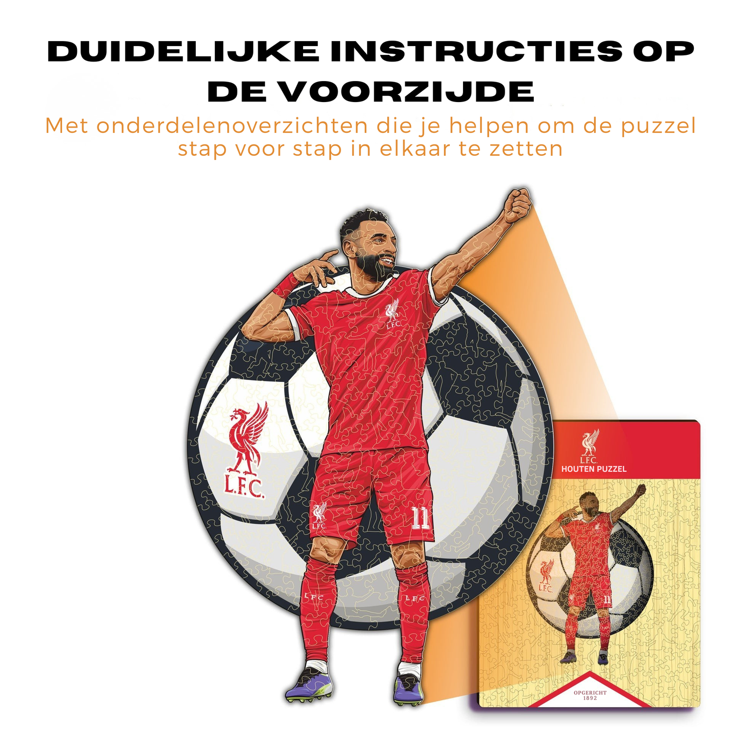 Mohamed Salah - Houten puzzel