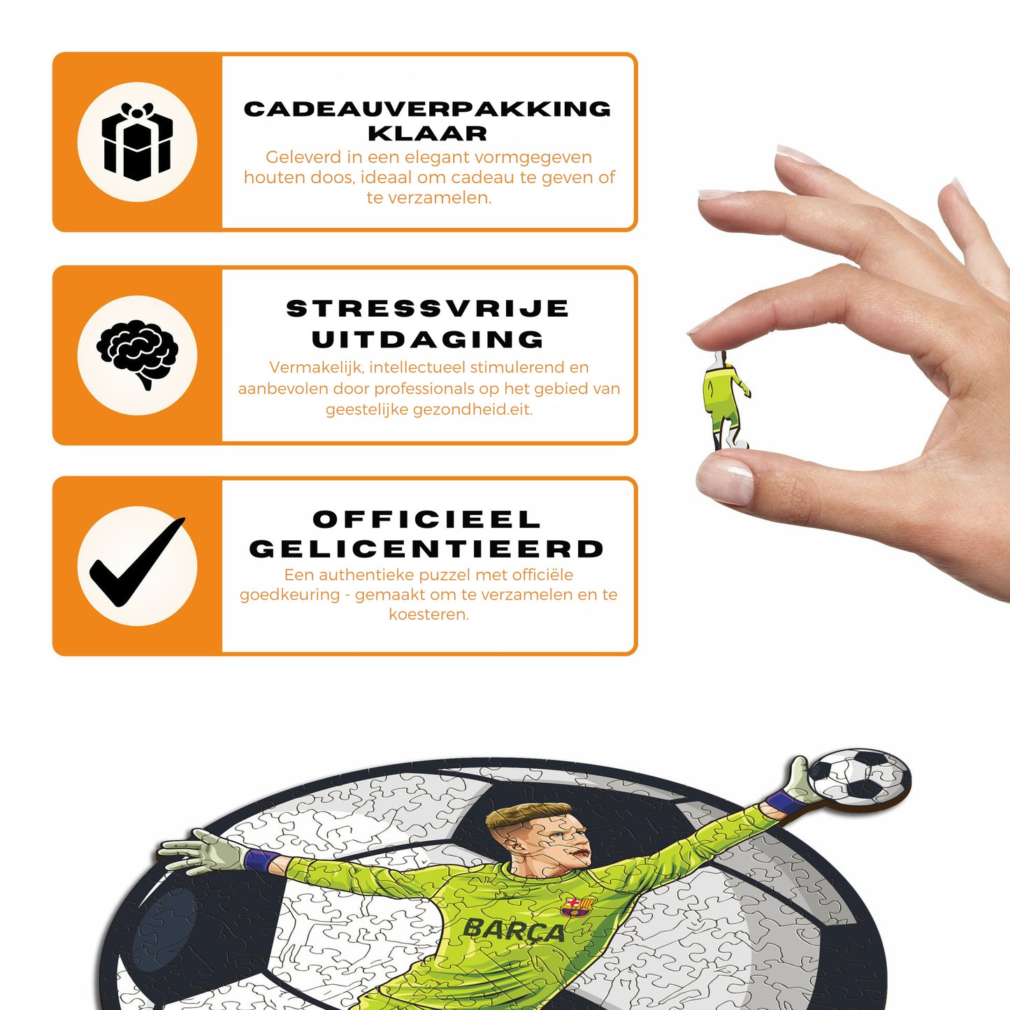 Marc-André Ter Stegen - Houten puzzel