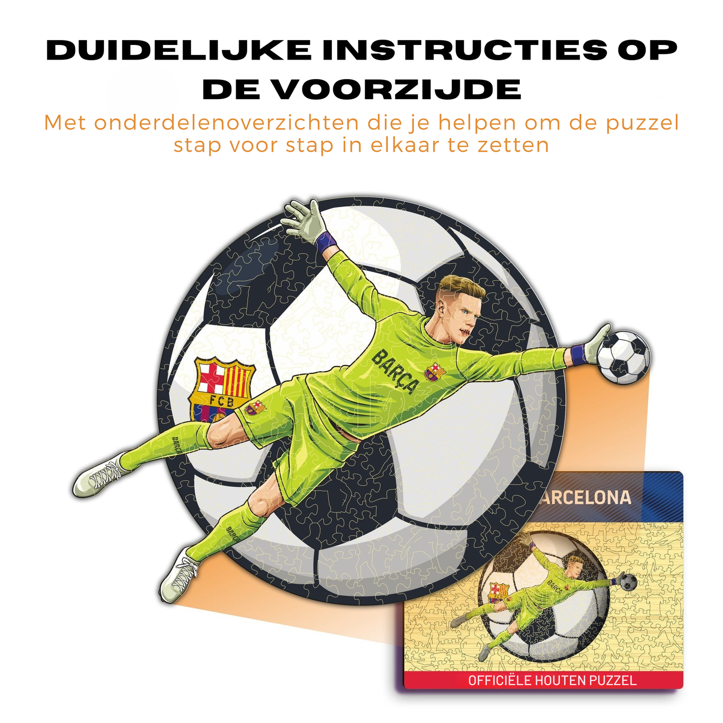Marc-André Ter Stegen - Houten puzzel
