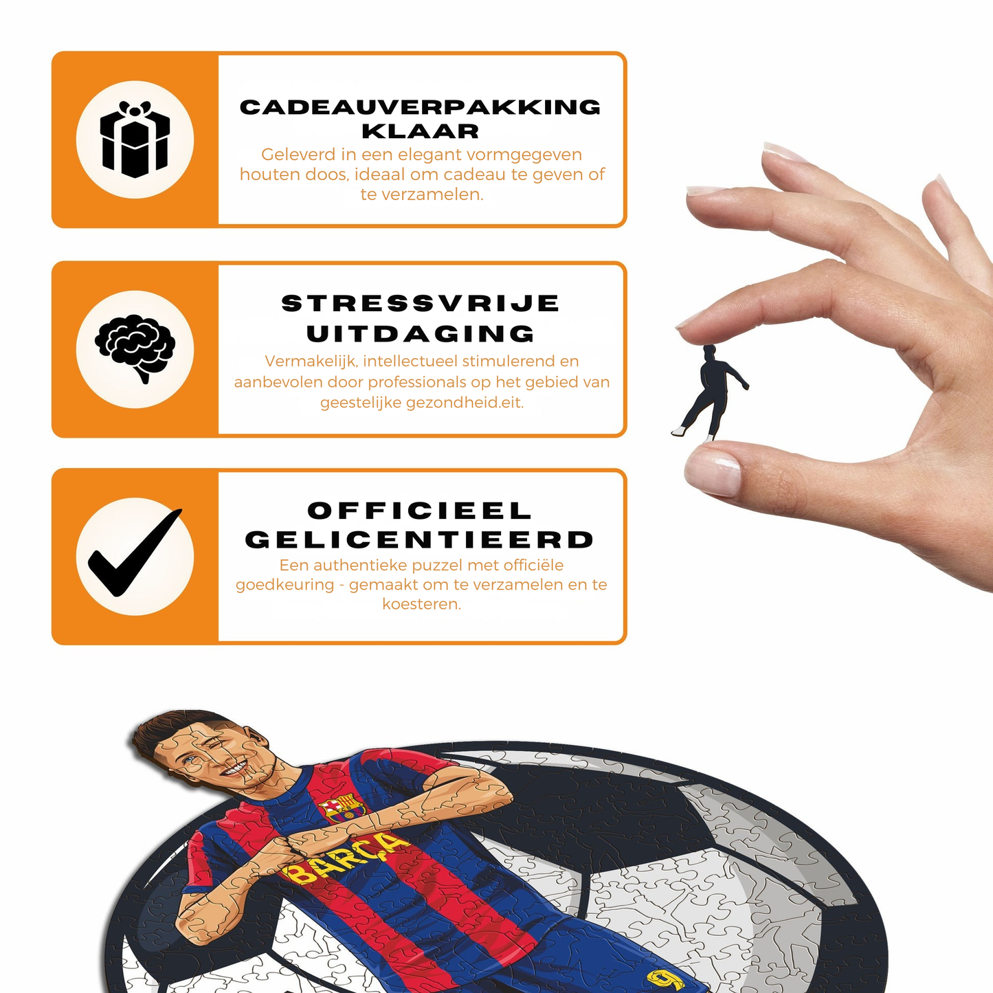 Robert Lewandowski - Houten puzzel