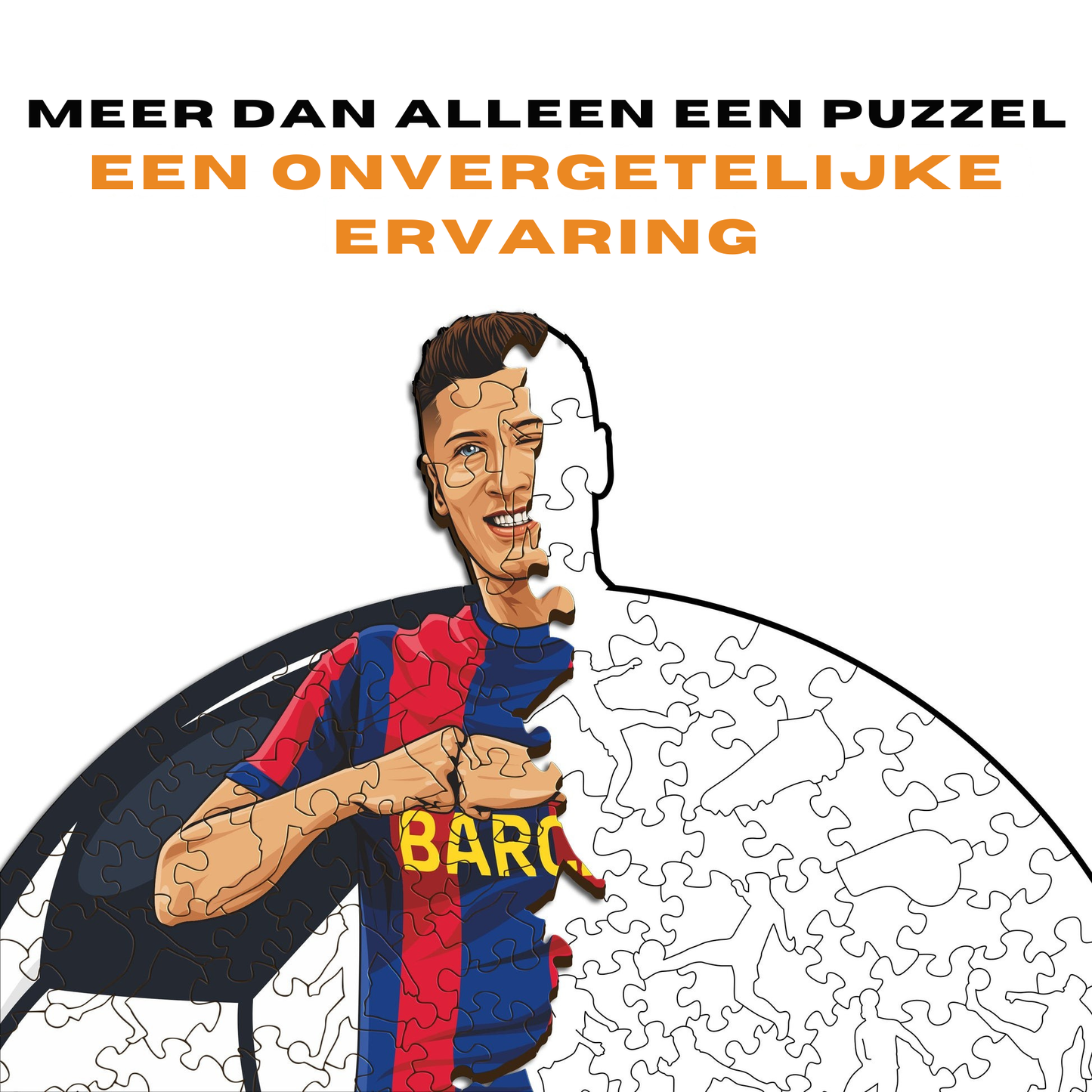 Robert Lewandowski - Houten puzzel