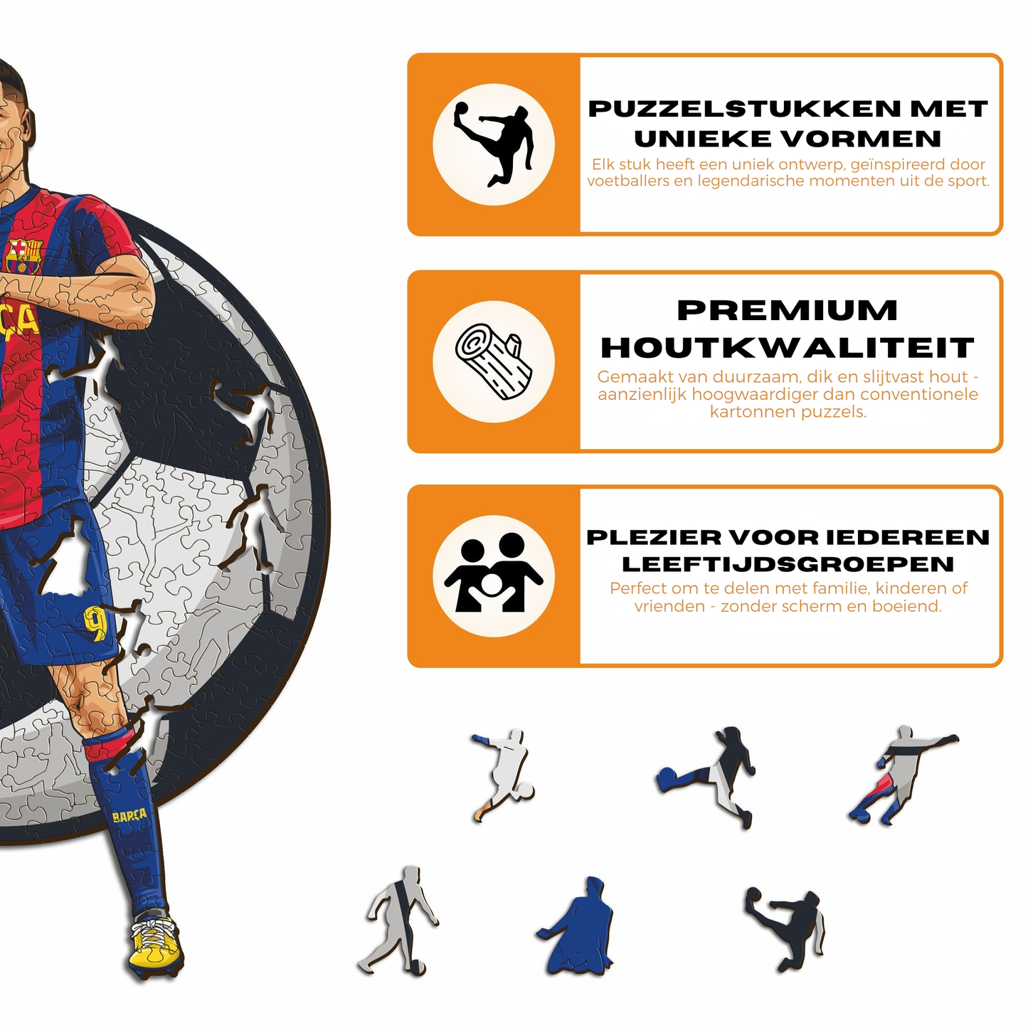 Robert Lewandowski - Houten puzzel